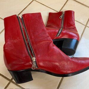 Modern Vice Red Booties - Women's Size 11 - $150